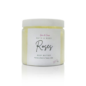 Roses Whipped Body Butter -3oz net weight/6oz volume